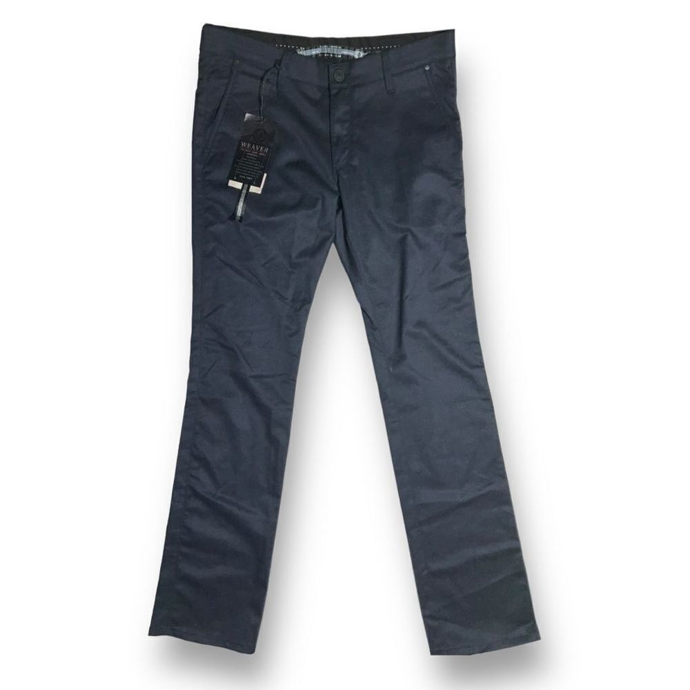 🔥 Weaver Quality Collection Slim Pants 👖 Navy Blue 34x34‎ NWT